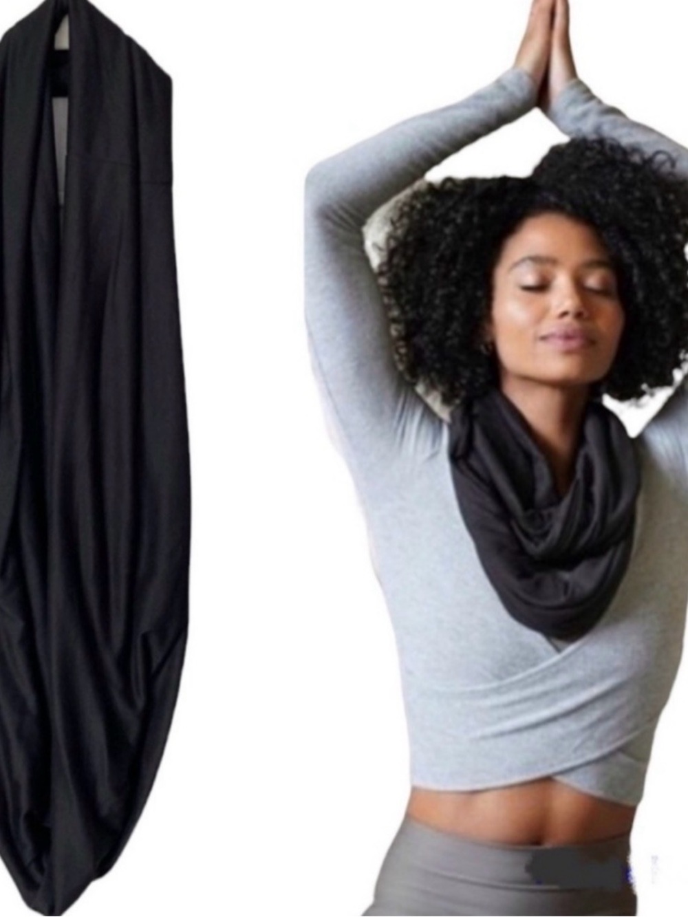 Beyond Yoga womens Infinity pocket athleisure Scarf